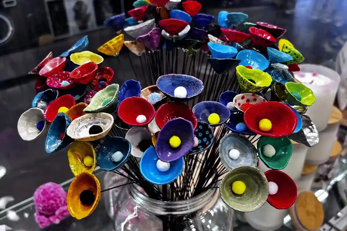 L'Atelier d'Amaë Shop : le concept store artisanal incontournable de Challans 2 Un bouquet de fleurs de berniques à Challans, dans l'Atelier d'Amaë