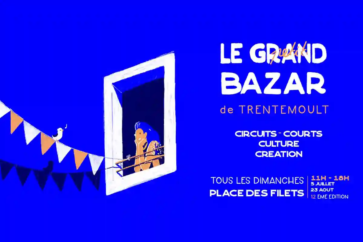 Un été arty au bord de Loire : le Grand Petit Bazar, escale incontournable à Trentemoult 3 L'affiche du Grand Petit Bazar de Trentemoult 2026