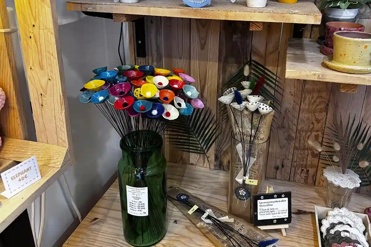 L'espace de l'atelier Berniques chez Vague de Créateurs à Royan